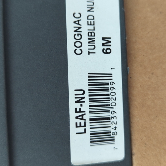 Eileen Fisher Leaf Bootie in Cognac Tumbled Nubuck Size 6M - Picture 7 of 7